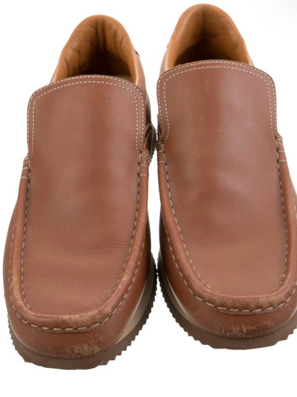 Woman’s Slip-On Leather Loafers in Brown